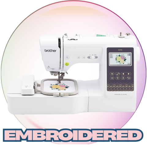 Embroidered